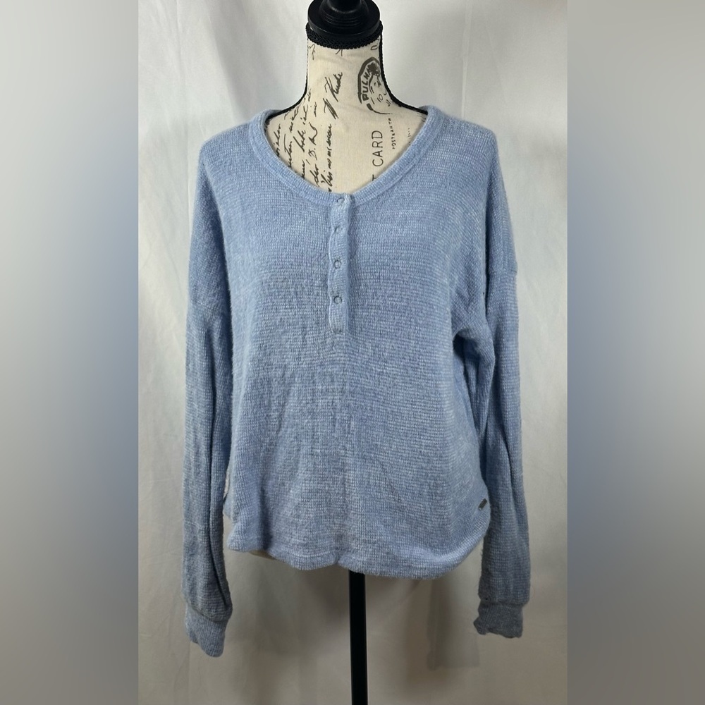 Hollister Light Blue Knit Top - Picture 2 of 11
